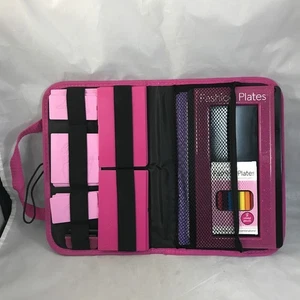 Fashion Plates Kahootz 2015 Loose Complete Pink Carrying Bag - Picture 1 of 24