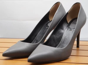 650 $ 100 % authentische Fendi Damen Leder Stiletto Pumps grau 8,5/38,5 - Bild 1 von 12