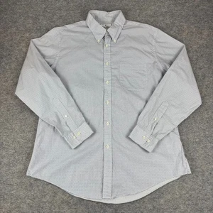 Brooks Brothers Thomas Mason Button Down Shirt Long Sleeve Geometric Mens Large - Picture 1 of 13
