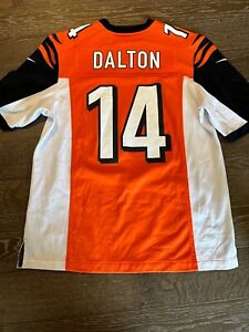 NIKE MED NFL Cincinnati Bengals #14 Andy Dalton Medium Stitched Jersey Dri-Fit
