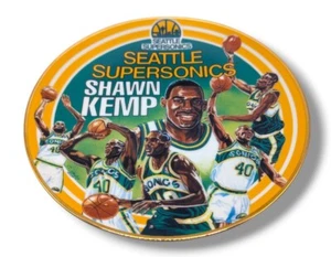 Placa de coleccionista de impresiones deportivas Supersonics Shawn Kemp #26/5000 NBA 1995 como nueva - Imagen 1 de 6