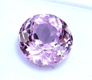 Piedra preciosa suelta morganita rosa única de corte redondo única de 8,15 quilates... - Imagen 1 de 5