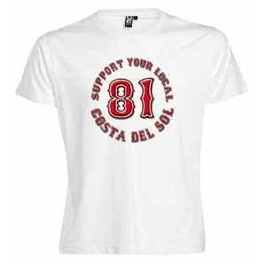 49 Hells Angels Support 81 Camiseta Blanca Costa del Sol - Imagen 1 de 3