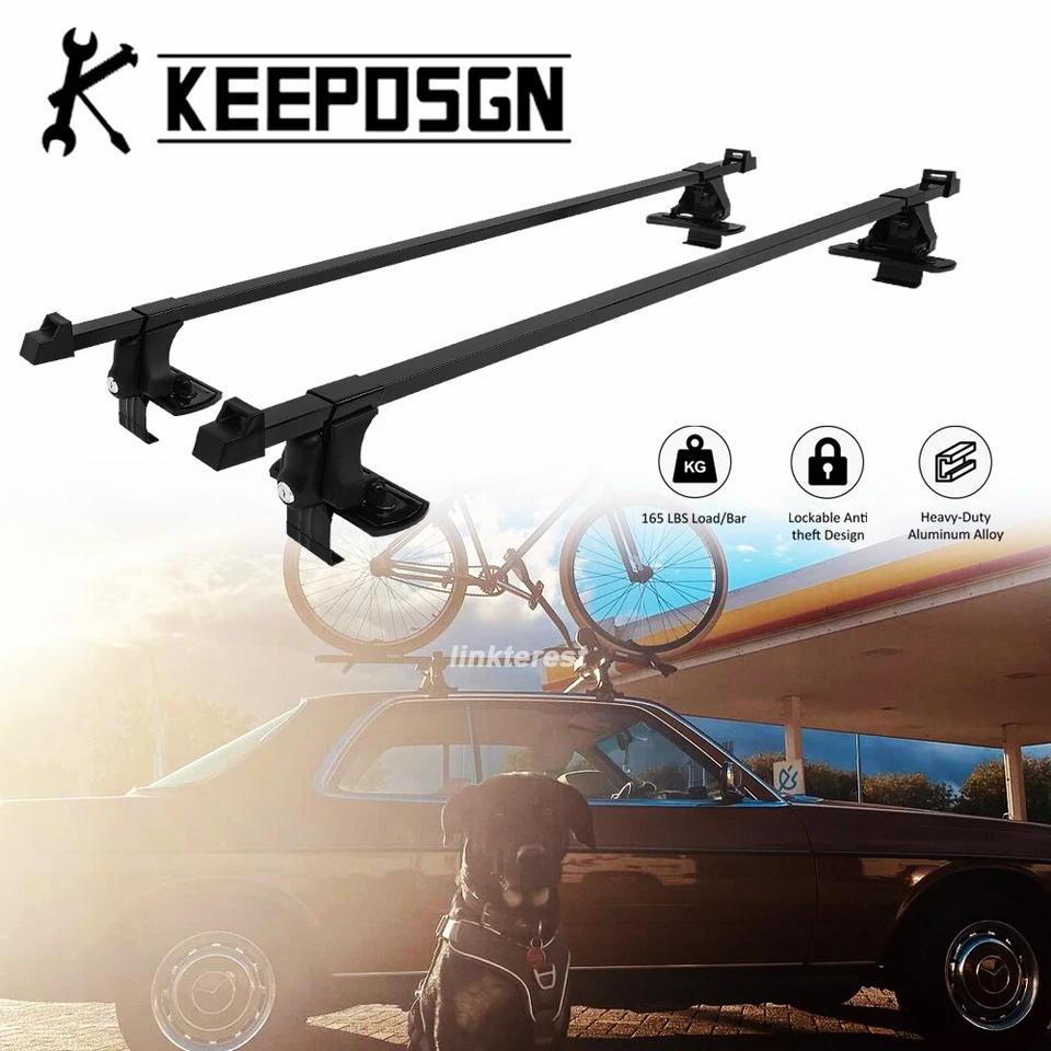 for Mercedes Benz W123 Coupe Car Top Roof Rack Cross Bars Cargo Carrier Luggage - Image 1 of 4