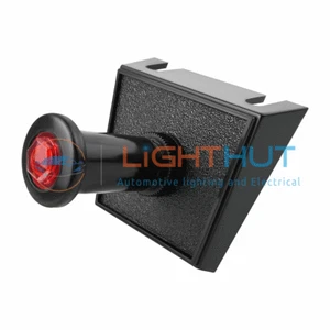 12V 10A On Off SPST Red Illuminated Push Pull Switch & Dash Mounting Panel  - Picture 1 of 1
