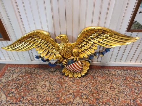 VNTG  Syroco Eagle Made In USA 3762 45” X 17” Cover