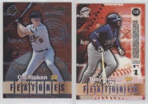 2000 Topps Finest Cal Ripken Jr Tony Gwynn #128 HOF