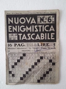 Nuova Enigmistica Tascabile n.6 settembre 1945 - Picture 1 of 1