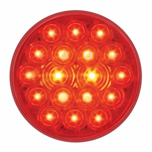 4" ROUND (S/T/T/) RED LIGHT (18 LED) - Picture 1 of 3