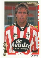 289 NICO JALINK # NETHERLANDS SPARTA ROTTERDAM STICKER SANDWICHES VOETBAL 98
