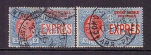 ITALIA 1925-26 EXPRESS 2L Y 2L.50 SGE178-9 USADO CAT 101€ - Imagen 1 de 2