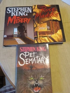 Stephen King Novels Hardcover First Editions Water Damaged, Dirty - Picture 1 of 23