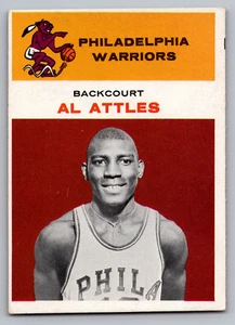 1961-62 FLEER #1 AL ATTLES WARRIORS ROOKIE - Picture 1 of 3