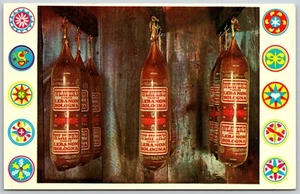 Lebanon PA Weaver's Famous Lebanon Bologna Special Curing Postcard - Picture 1 of 2