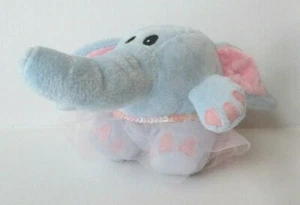 BALLERINA BLUE ELEPHANT 5" X 9" PLUSH DOLL Claire's Club THK14 - Picture 1 of 5