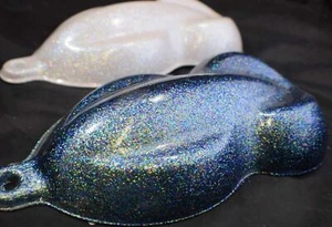 Extreme Rainbow Blue Color Shifting Metal Flake Glitter 0.015 .015 Epoxy Hot Rod - Picture 1 of 9