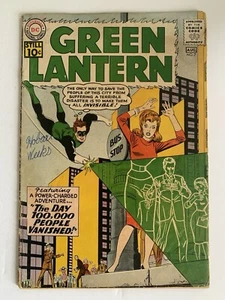 GREEN LANTERN #7 2.5 GD- 1961 1ST APPEARANCE OF SINESTRO DC COMICS - Picture 1 of 16