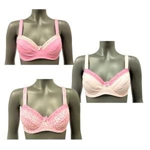 Damen BH 3er-Pack SET Büstenhalter bpc rosa NEU Größe 75B - Bild 1 von 4
