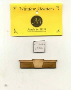 Window Pediment  -  2141 wood dollhouse miniature 1:12 scale USA made