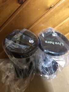 Lot Of 2 Live Here Live Well Round Urethane 5LB Dumbbells Brand New