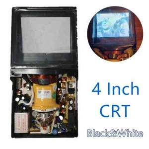 Monitor 12V 4.2W CRT Blanco y Negro Vintage Pantalla CRT Tubo de Imagen Electrónico - Imagen 1 de 6