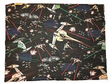 Vintage Star Wars Cloth Fabric Made In USA 64” X 41 1/2” Sheet OG Phantom Menace