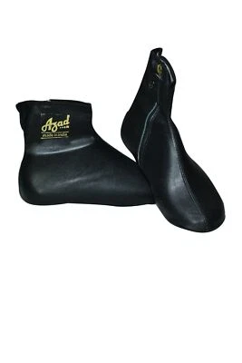 Azad Leather Zipper winter Socks High Ankled Khuffs/Footwear Of Black Color. - Image 1 of 4