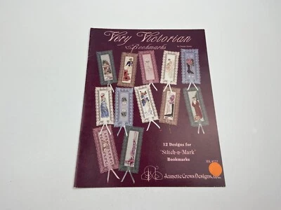 Jeanette Crews Design Very Victorian Counted Cross Stitch Pattern Booklet - Image 1 of 3