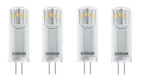 4x OSRAM LED STAR PIN 20 G4 1,8W = 20W 12V 4000K 200lm EEK:F (Spektrum A-G) - Bild 1 von 4