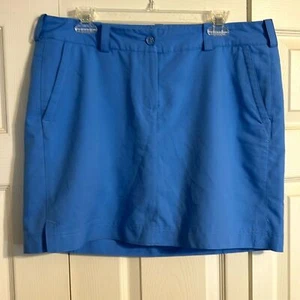 NIKE GOLF Dri-Fit taglia 12 donna gonna corta pantaloncino tempo libero tennis blu - Foto 1 di 10