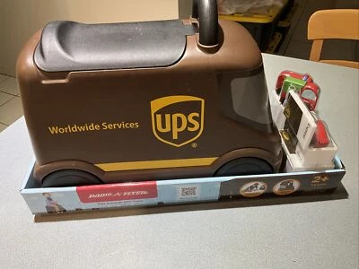 Radio Flyer UPS Camión de Entrega Montar NUEVO GRATIS SH JUGUETE PARA NIÑOS Foto 1 de 4