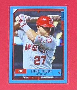 2022 Topps Throwback Thursday Mike Trout TERMINATOR 2 Angels #118 SP 🔥