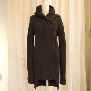rick owens long knit coat thick grey rick owens size small Autumn/Winter - Picture 1 of 10