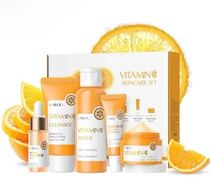 Laikou Vitamina C Cuidado de la Piel Set 5 Piezas Nuevo En Caja Sellado Exp. 2029 - Imagen 1 de 7