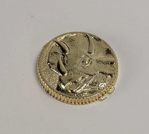 1991 Bandai Mighty Morphin MMPR Power Rangers Morpher Triceratops Coin Blue Rang - Imagen 1 de 1