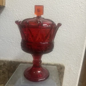 Vetro Fostoria Vintage Collezione Corona Windsor Vetro Calice Rosso Rubino - Foto 1 di 11