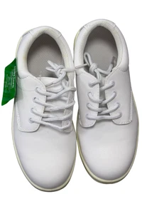 Hygiene Shoes Boots Tie Lace-Up Anti-Static White Unisex Uniform Medical Nurse - Picture 1 of 5