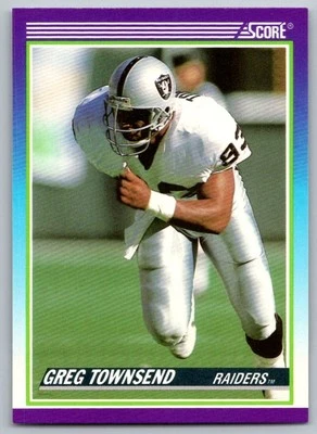 1990 Score Greg Townsend Los Angeles Raiders #450 - Image 1 of 2
