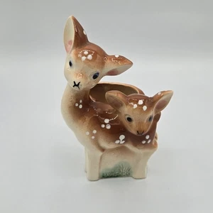 Vtg Mid-century Deer Fawn Ceramic Planter Vintage 50s 60s - Picture 1 of 8