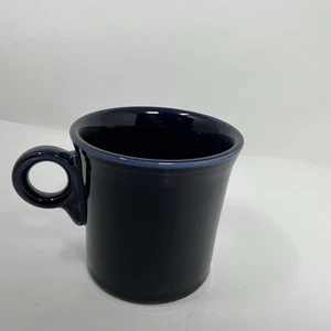 Fiestaware Fiesta Tom & Jerry Coffee Mug Cobalt Blue Ring Handle Homer Laughlin - Picture 1 of 5