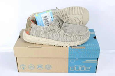 Hey Dude Kids для мальчиков Wally Youth Sox эластичные без шнуровки легкие желтовато-коричневые - Изображение 1 из 4