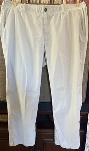 Under Armour Pants Mens 40x30 Gray & White Stretch Golf Performance Trousers - Picture 1 of 4
