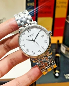 Near Mint Fullset Montblanc Tradition Automatic Men's Wristwatch Ref. 7335 - Picture 1 of 13