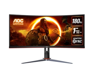 AOC CU34G2XP 34" WQHD(3440 × 1440) 180Hz Curved Gaming Monitor - Picture 1 of 10