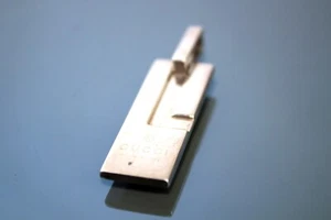 GUCCI Pendant Silver Accessories Used Good Condition Italy - Picture 1 of 9