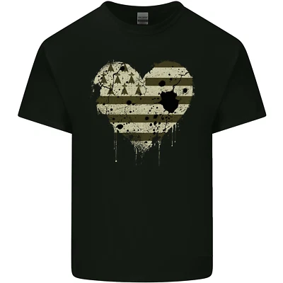 Love Flagge Bretagne Fußball Herren Baumwolle Maglietta T-Shirt - Bild 1 von 2