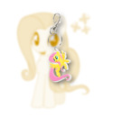 My Little Pony Keychain Fluttershy Rubber Body Metal Key Ring Clip Key Chian