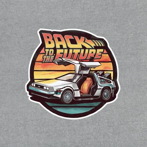 Calcomanía adhesiva retro de la película de Regreso al futuro DeLorean Time Machine años 80 #881 - Imagen 1 de 1