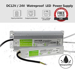 DC12V LED Driver Power Supply Transformer Waterproof IP67 240V for LED Strip - Picture 1 of 59