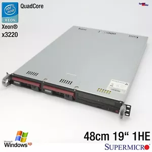 19 " 48CM Server Supermicro Workstation Computer PC Pdsmi + Quad Xeon X3220 - Foto 1 di 9